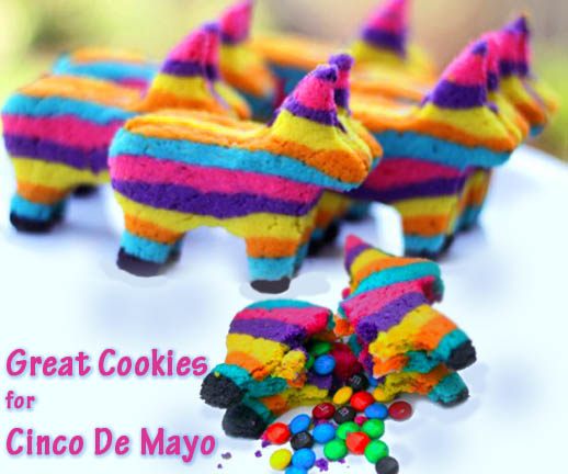 Pinata Cookies for Cinco de Mayo