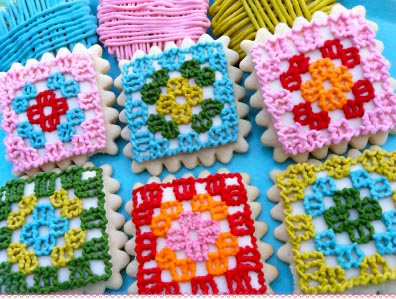 Granny Squares Cookies